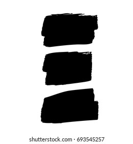 horizontal brush strokes