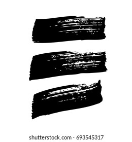 horizontal brush strokes
