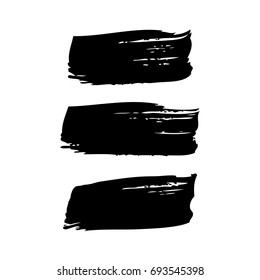 horizontal brush strokes