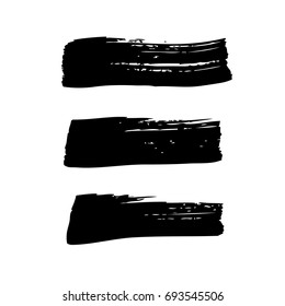 horizontal brush strokes