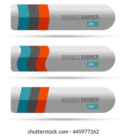  Horizontal business banner.