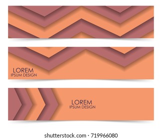 horizontal business banner template. Vector
