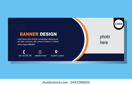 Horizontal business banner vector templates. Clean modern geometric abstract background layout for website design. Simple creative cover header. In rectangle size.