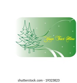 Horizontal Christmas banners, vector illustration