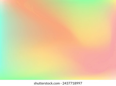 Horizontal colored blurred abstract background in pastel colors