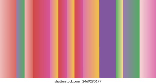 Horizontal colored stripes. Background of rainbow horizontal stripes. Vector illustration