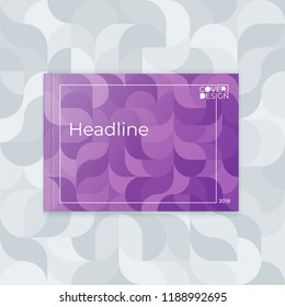 Horizontal cover template a4  a5. Wavy abstract design for the design of booklet, postcard, flyer, poster, website.