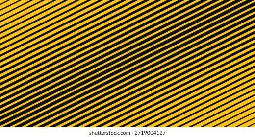 Cintas de precaución Horizontales y cruzadas con estampado de chevrones en negro y amarillo. Advertir fronteras en zona de trabajo de construcción o escena criminal. Signos de peligro, riesgo, emergencia o parada.
