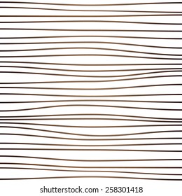 horizontal curves brown stripes on a white background