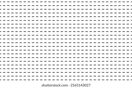 Horizontal dash lines seamless pattern background