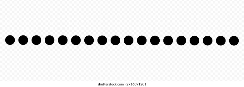 Linhas tracejadas horizontais. Marcador de borda de linha desenhada à mão e elementos de design de rabisco. Traçado de pincel de pintura desenhado à mão de linhas. Vetor isolado em linha tracejada preta