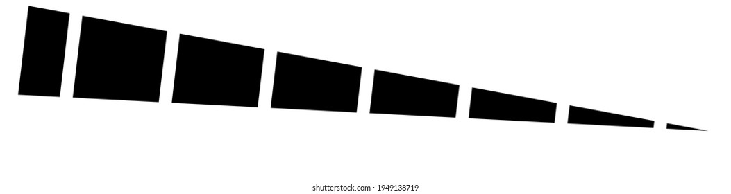 Elemento de forma de diseño de líneas divisorias y de guiones horizontales