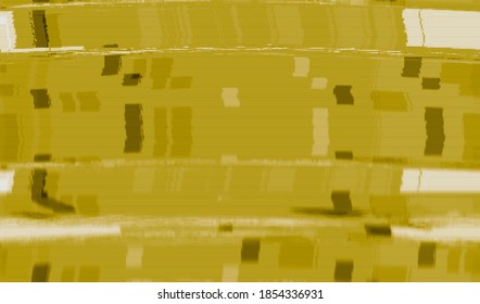 Horizontale Verzerrung einer Fernsehsendung. Digitales Pixelrauschen. Fehlerhaftes Videosignal. Abstrakter glitzernder Hintergrund. Vektorgrafik.
