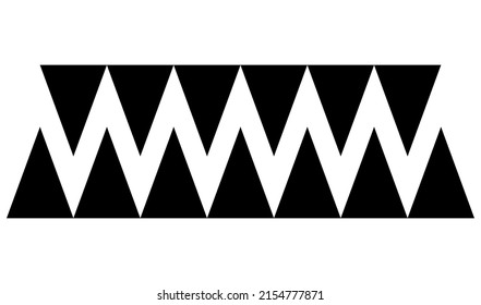 Horizontal dividers, separators vector illustration