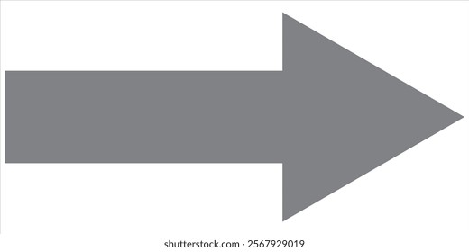 Horizontal dual long straight arrow signs. Red pointer, direction, position symbol and double arrow icon isolated on white background. Long two side arrow pointing vector.