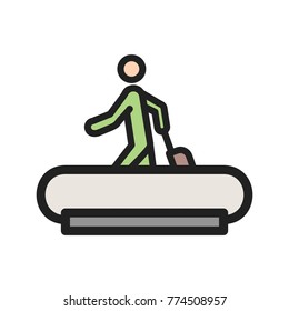 Horizontal Escalator icon