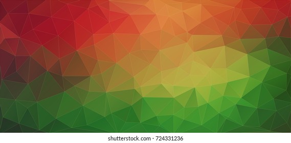 Horizontal Flat colorful abstract background