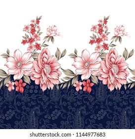 Horizontal Flower Border