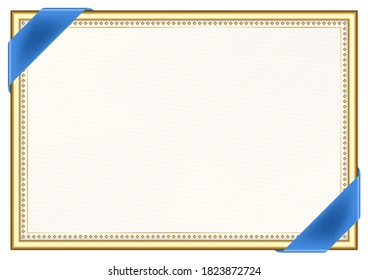 Horizontal  frame and border with Somalia flag, template elements for your certificate and diploma. Vector.