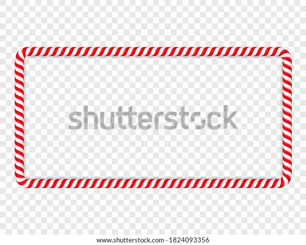 Horizontal Frame Made Red Green Candy Stock Vector (Royalty Free ...