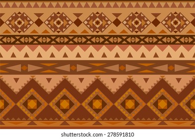 Horizontal geometric jacquard pattern in ethnic style