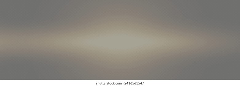Horizontal glare of light. Laser beams, light neon lines. Beautiful light reflections. Glowing stripes on a transparent background.