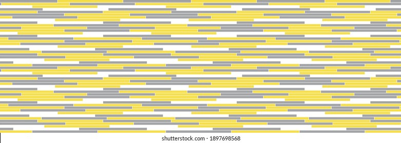 Brillo horizontal textura de impresión irregular de rayas, rayas sin inconvenientes de patrón iluminando el fondo de color amarillo, gris y blanco último