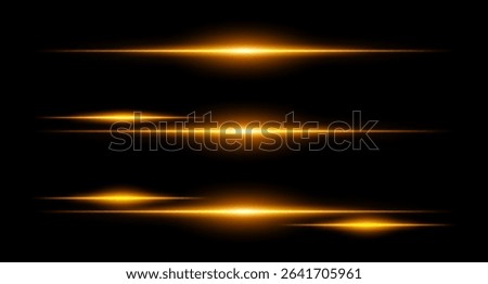Horizontal glowing beams in layered layout with smooth edges and intensity gradients, ideal for interface design or sci-fi visuals.