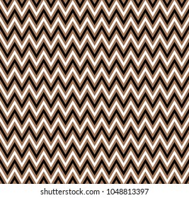 horizontal gold zigzag stripes pattern. Geometric repeating pattern of zigzag. Vector background design