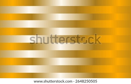 Horizontal golden lines background with different tonality. Vektor