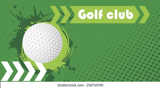 Horizontal Golf Club Banner