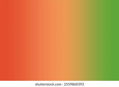 A horizontal gradient background transitioning smoothly from warm red on the left to vibrant green on the right, creating a colorful and dynamic design element.
