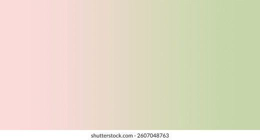 a horizontal gradient transitioning across multiple distinct shades. It starts with a light pink on the left, moves through a pale beige, then to a light green on the right.
