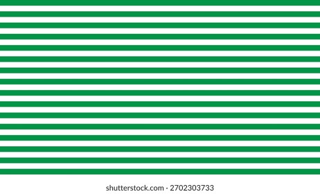 Horizontal patrón de línea verde sobre fondo blanco - diseño de rayas sin costuras