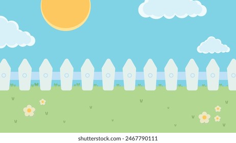  horizontal green Summer meadow background