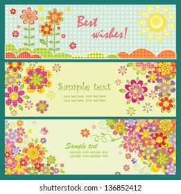 Horizontal greeting cards