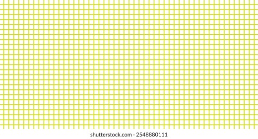 Horizontal grid square graph line page, mockup empty squared grid graph, paper grid square graph line texture of note book blank for notes - stock vector