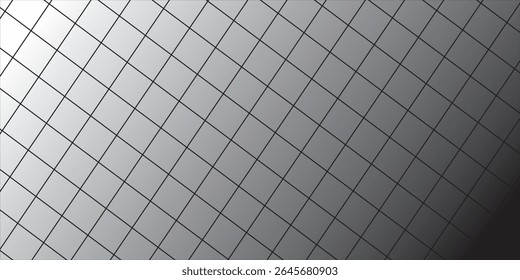 Horizontal grid square graph line patern gradient, mockup empty squared grid graph, paper grid square graph line texture of note book blank for notes - stock vector