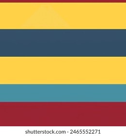Horizontal Groovy Retro Stripes 70s Background Seamless Pattern Bedding Curtain Fabric