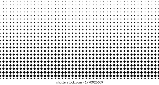 Horizontal halftone dots pattern. Comic book style background Vector illustration.