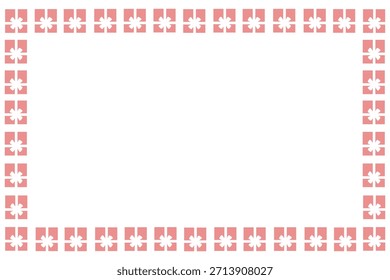 Horizontal holiday frame. Red gift boxes with white ribbon. Greeting card. Christmas, New Year, Happy Birthday. Flat vector design.