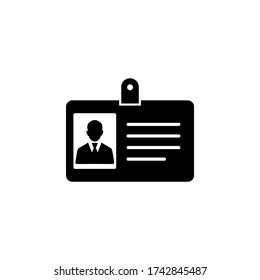 Horizontal Icon Flat Business Card on eps 10
