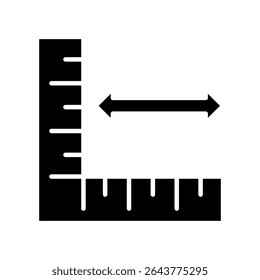 Horizontal Icon Glyph Vector Illustration
