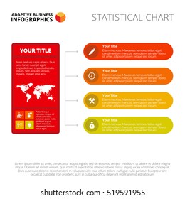 Horizontal Infographic Chart Slide Template