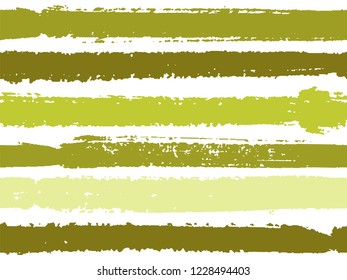 Horizontal ink lines paint stripes seamless vector summer pattern. Painted horizontal dry brush strokes stripy texture. Hand drawn paint strokes trendy paintbrush lines horizontal seamless vector.