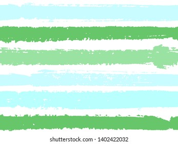 Horizontal ink lines paint stripes seamless vector summer pattern. Painted horizontal dry brush strokes stripy texture. Hand drawn paint strokes modern paintbrush lines horizontal seamless vector.