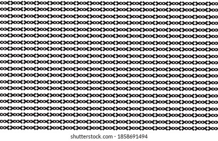 geometrisches Muster mit horizontaler Verriegelung der Doppeldows.