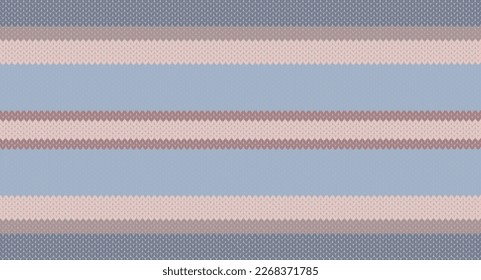 Patrón de tejido horizontal en tonos tierra, Diseño de suéter festivo. Patrón de punto sin soldadura