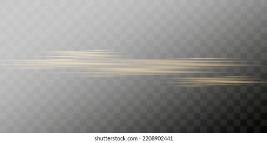 Horizontal lens flares pack. Laser beams, horizontal light rays.Beautiful light flares. Vector illustration