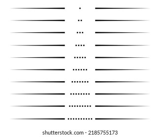 horizontal line divider set collection vector